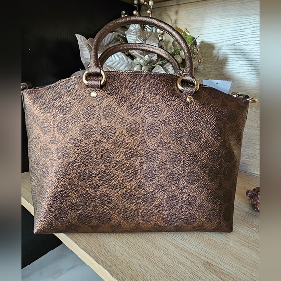 Coach  Sadie Satchel Bag . - Picture 14 of 15